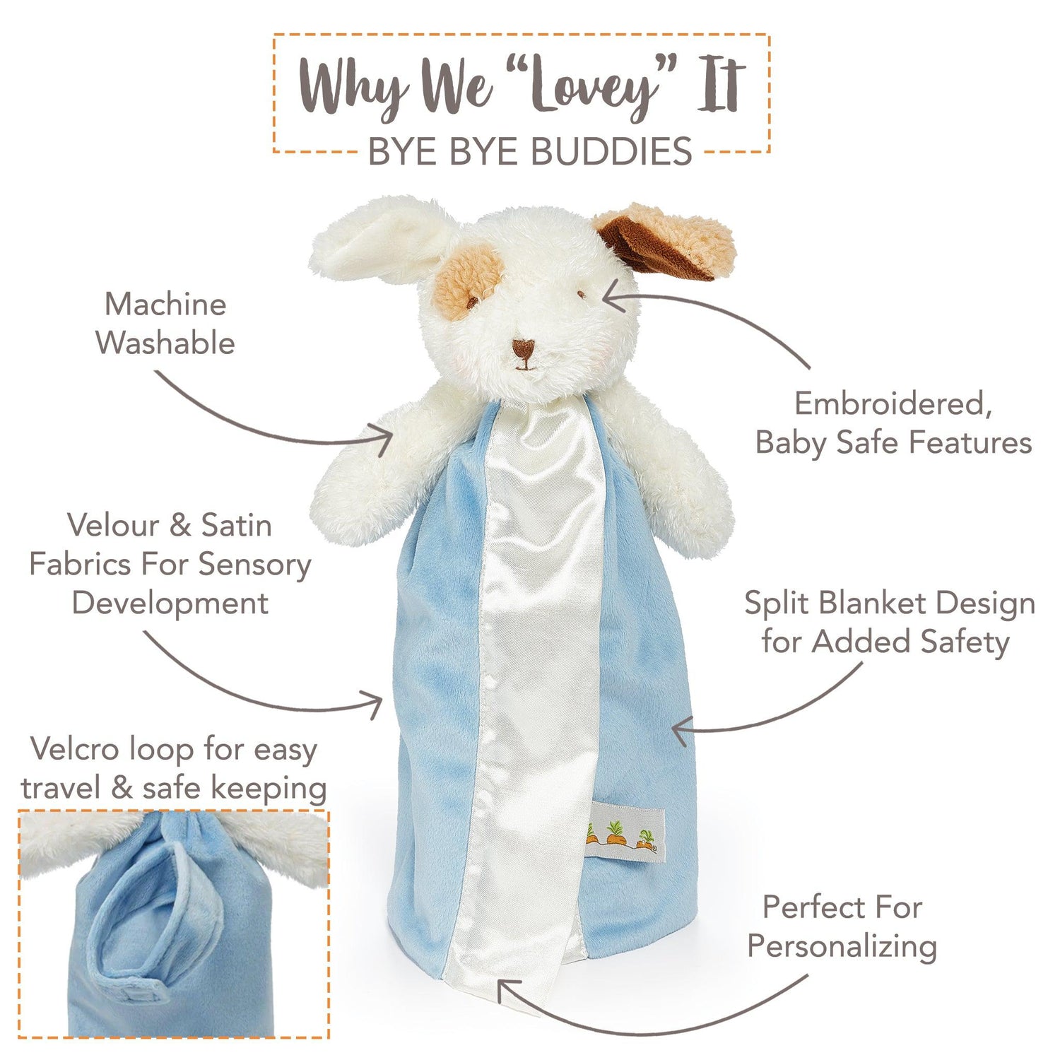 Buddy Blanket Puppy Lovie