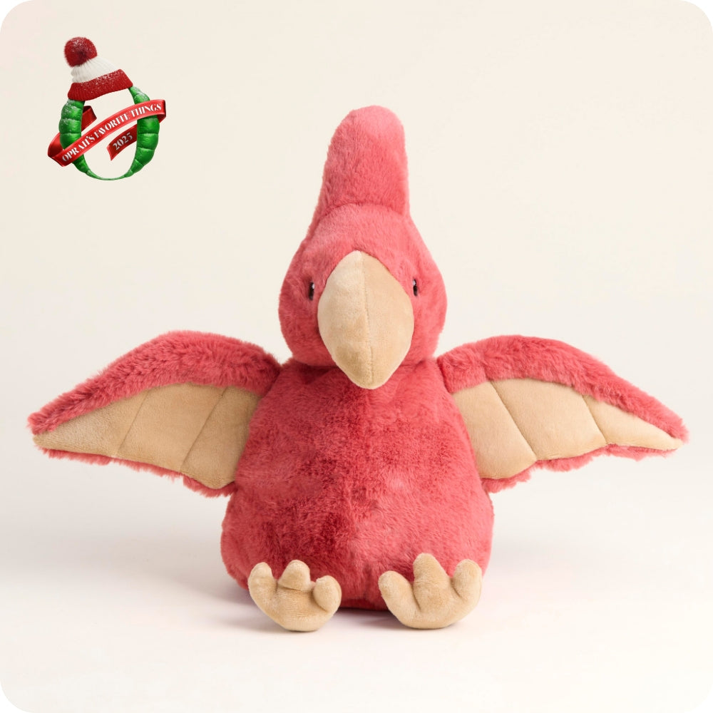 Pterodactyl adorable dino is microwave-safe for cozy snuggle