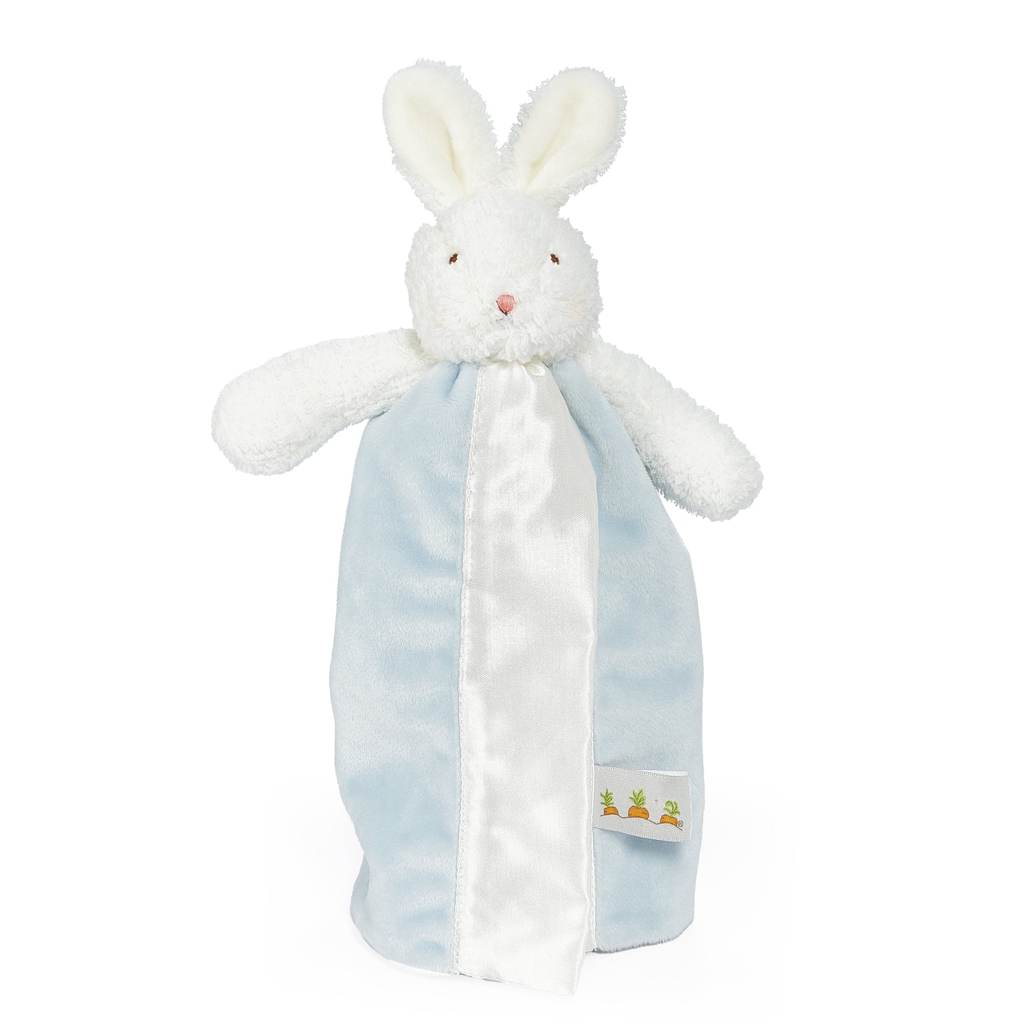Bud Bunny Bye Bye BuddyPlush Bunny Buddy Blanket – 11 in Travel Lovey, Blue