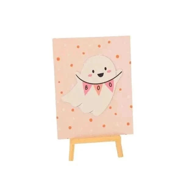 Traditional Halloween Table Comic – 20x15 cm with Wooden Easel - Waydiy