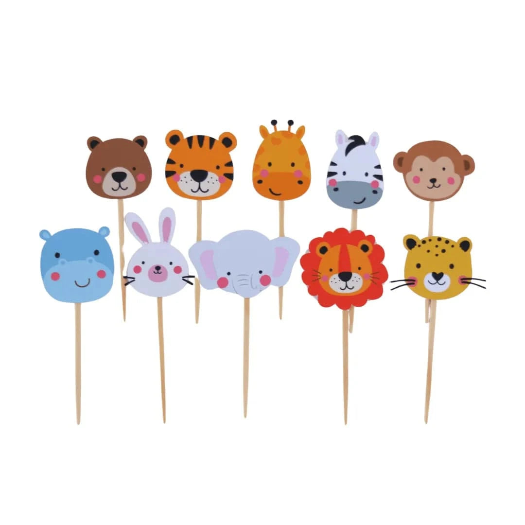Cupcake Toppers – Set of 10 Decorative Picks (Premium Paper)