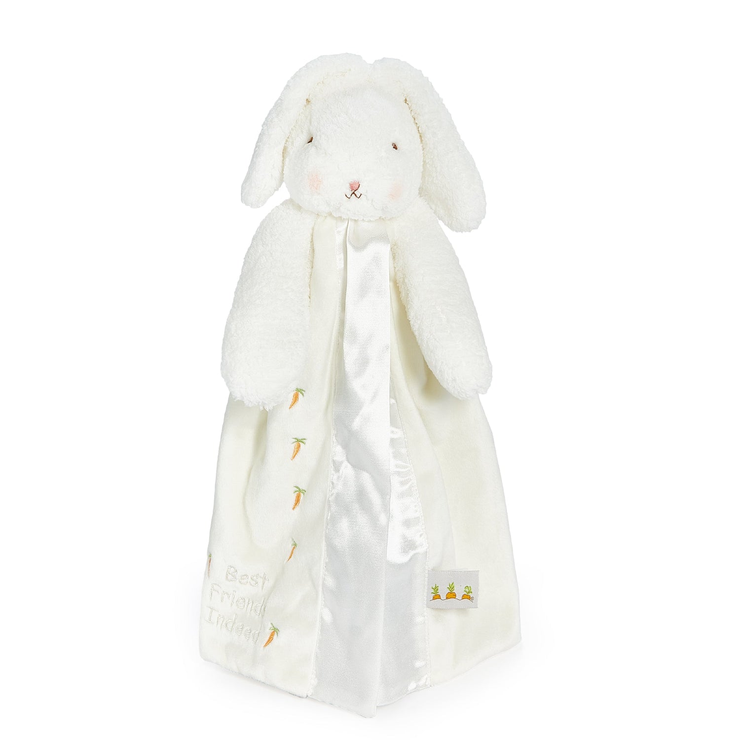 Plush Bunny Buddy Blanket – Bun Bun White Bunny, 16 in