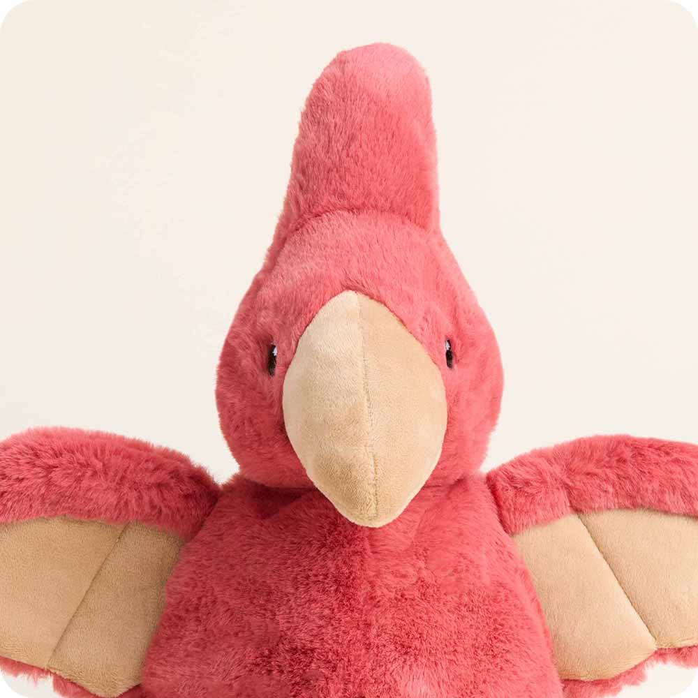 Pterodactyl adorable dino is microwave-safe for cozy snuggle