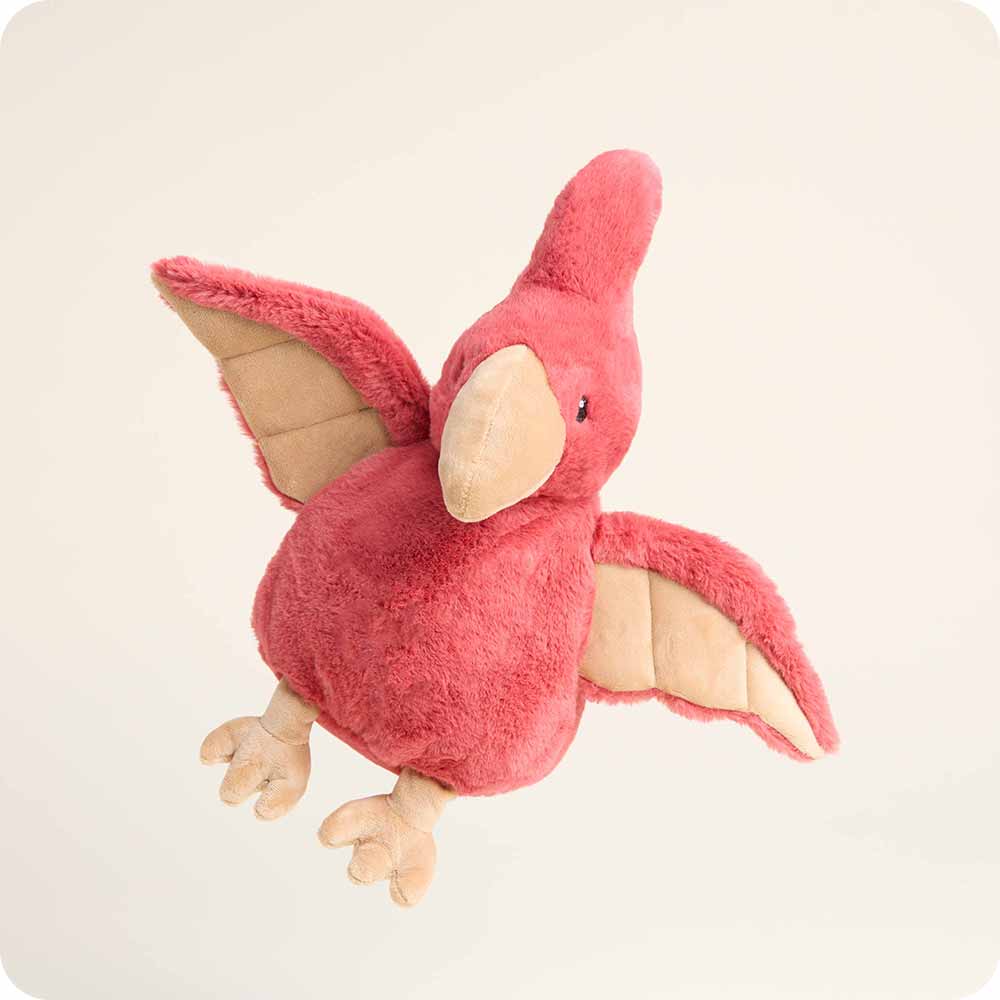 Pterodactyl adorable dino is microwave-safe for cozy snuggle