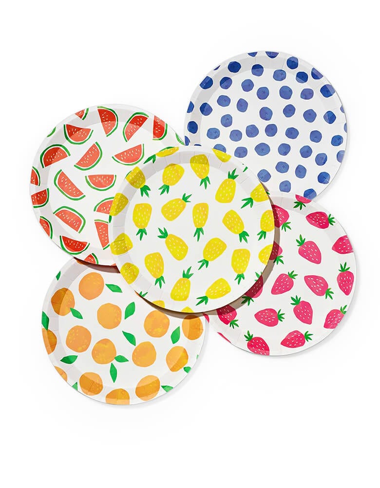 Fruit Punch Paper Plates – 9.25