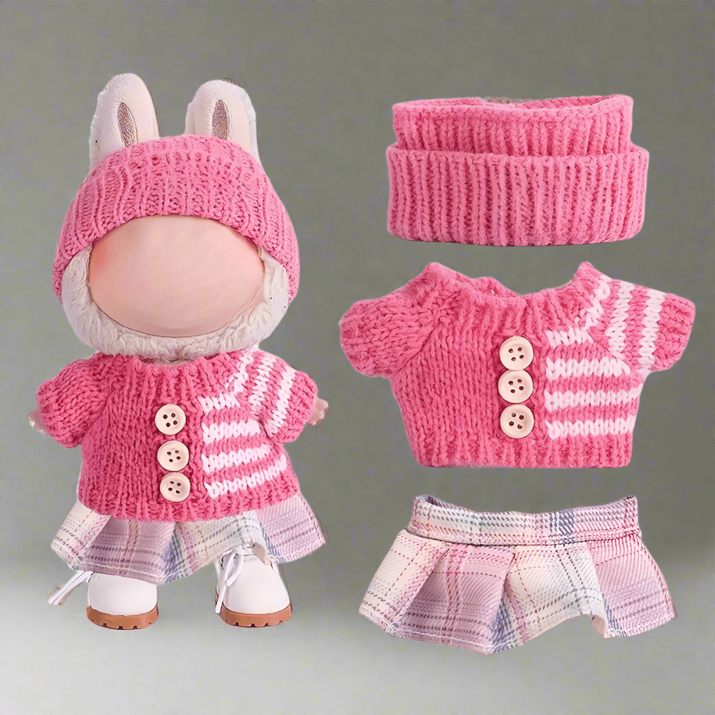Doll Clothes Knitted Outfit Skirt - Waydiy
