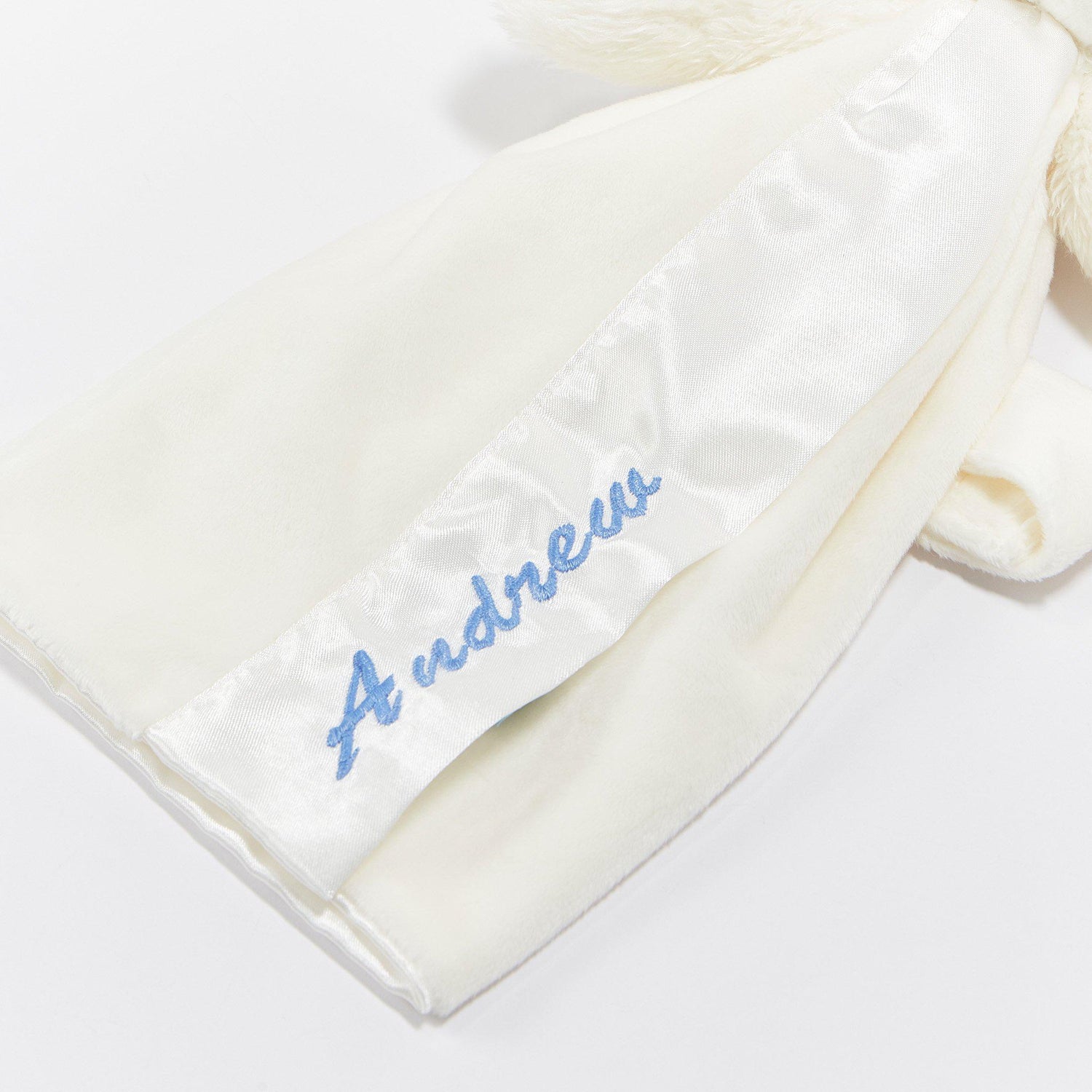 Plush Lamb Travel Lovey – Kiddo, 11 in, Baby Security Blanket