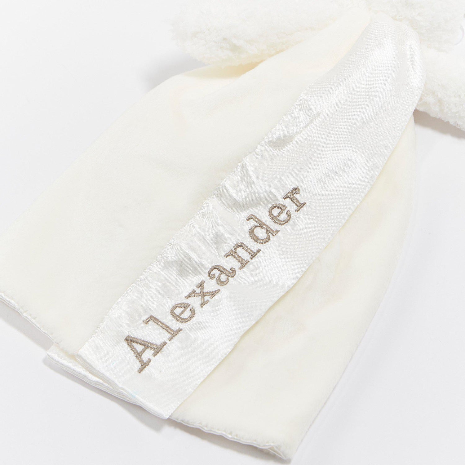 Plush Bunny Buddy Blanket – 11 in Travel Lovey, White