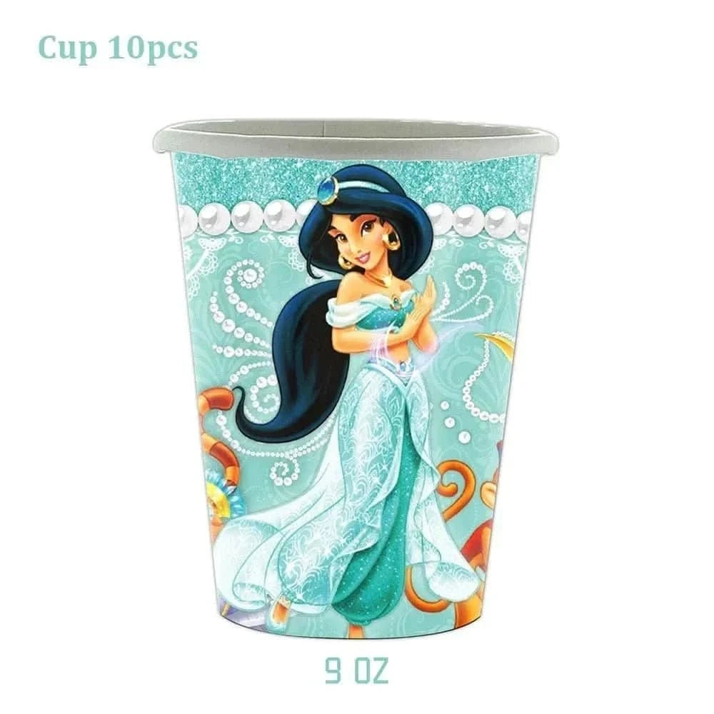 120Pcs Disposable Paper Tableware Set – Cartoon Party Decoration Kit - Waydiy