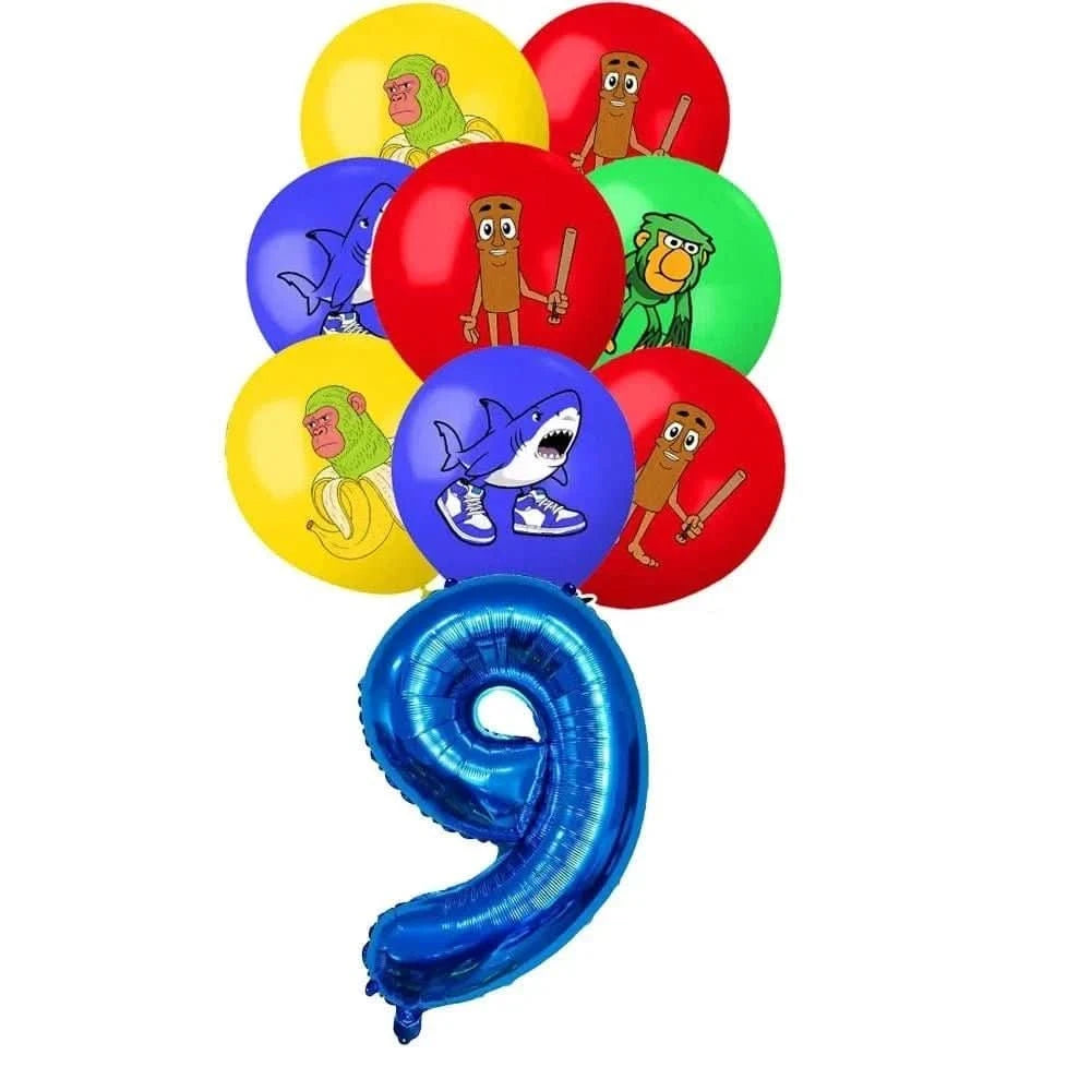 Birthday Party Tableware Set – Plates, Banner & Decorations for Baby Shower - Waydiy