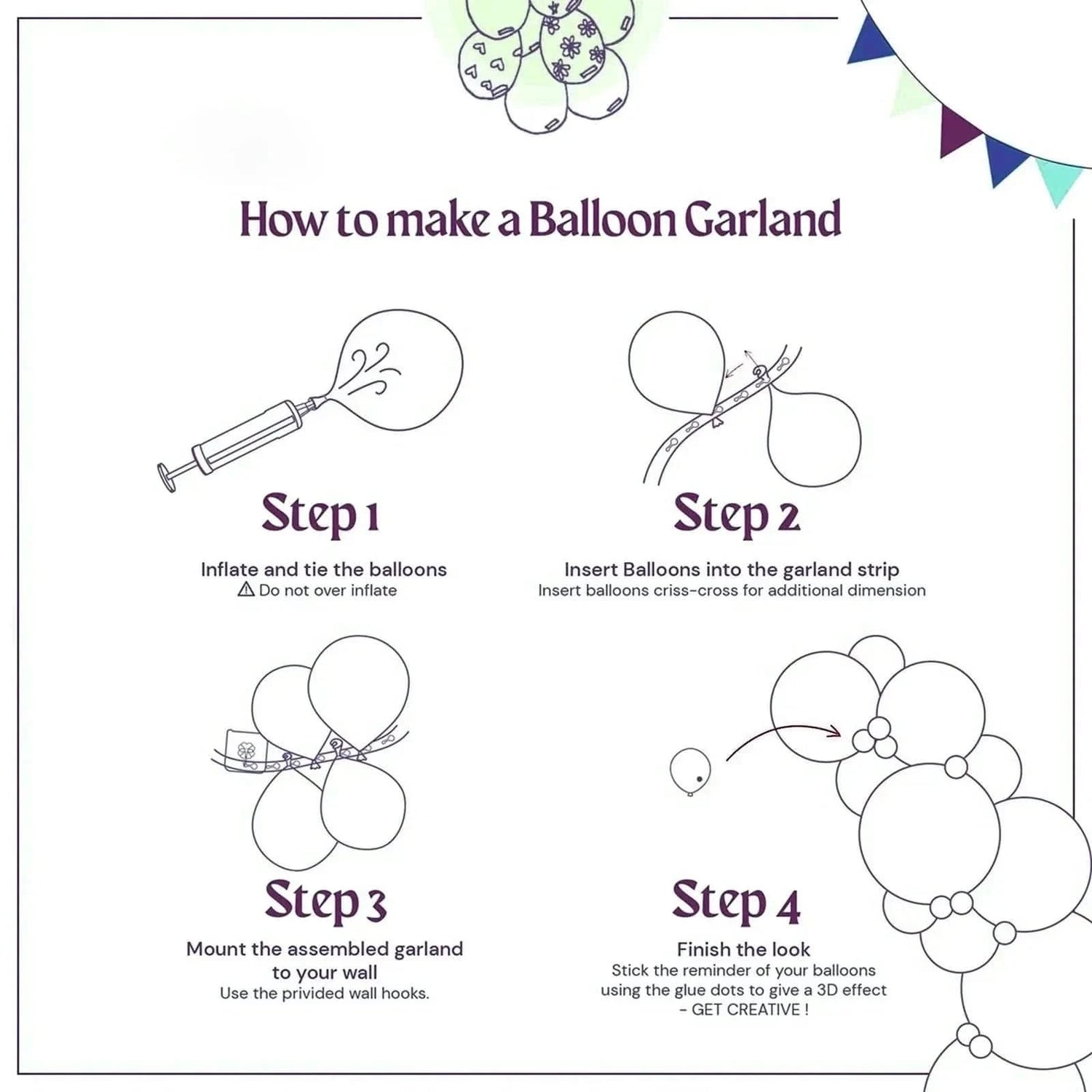 Macaron Rainbow Balloon Garland Arch Kit – Pastel Pink Party Decorations - Waydiy
