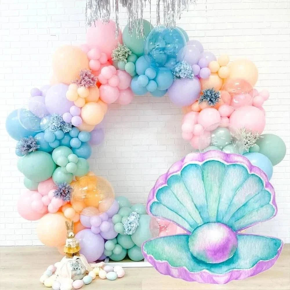 Pearl Shell Cutouts – Under the Sea Party Decorations, 46/61/92cm - Waydiy