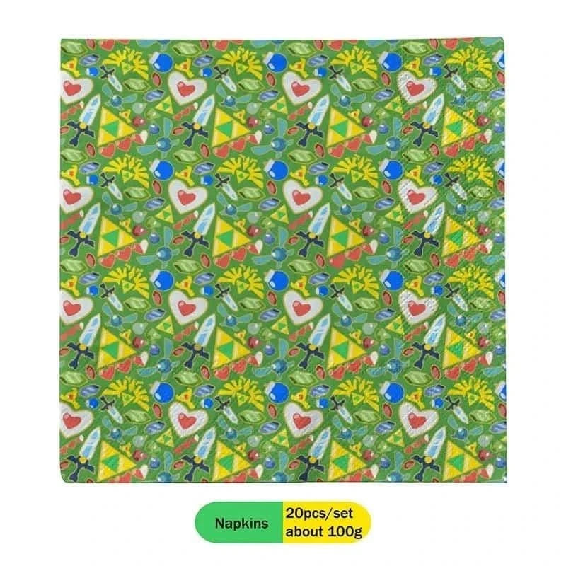 Disposable Paper Tableware Set – Cartoon Party Supplies for Birthdays & Events - Waydiy