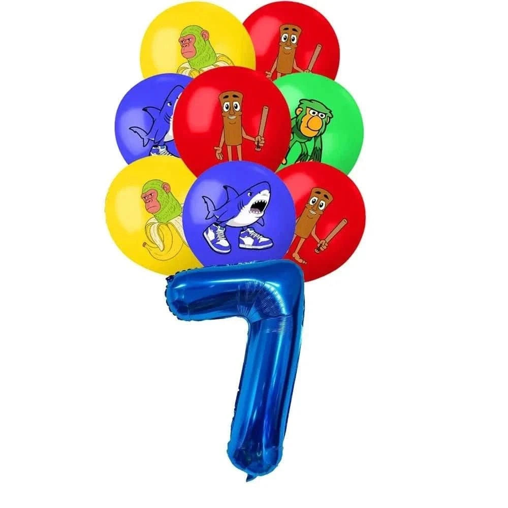 Birthday Party Tableware Set – Plates, Banner & Decorations for Baby Shower - Waydiy