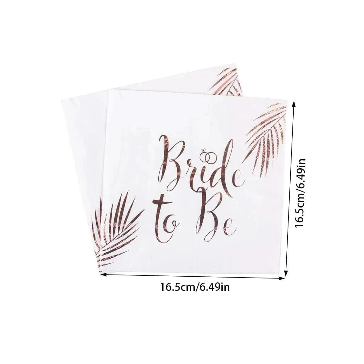 Bachelorette Party Decoration Set – Bride To Be Plates, Banner & Accessories - Waydiy