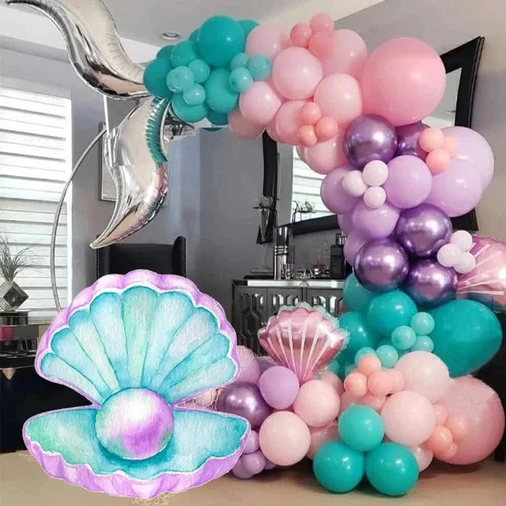 Pearl Shell Cutouts – Under the Sea Party Decorations, 46/61/92cm - Waydiy