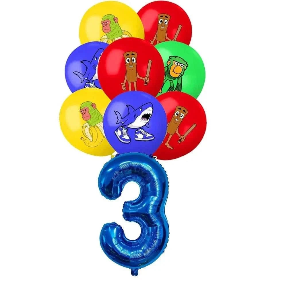 Birthday Party Tableware Set – Plates, Banner & Decorations for Baby Shower - Waydiy