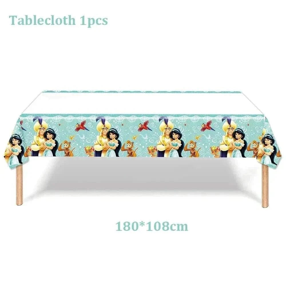 120Pcs Disposable Paper Tableware Set – Cartoon Party Decoration Kit - Waydiy