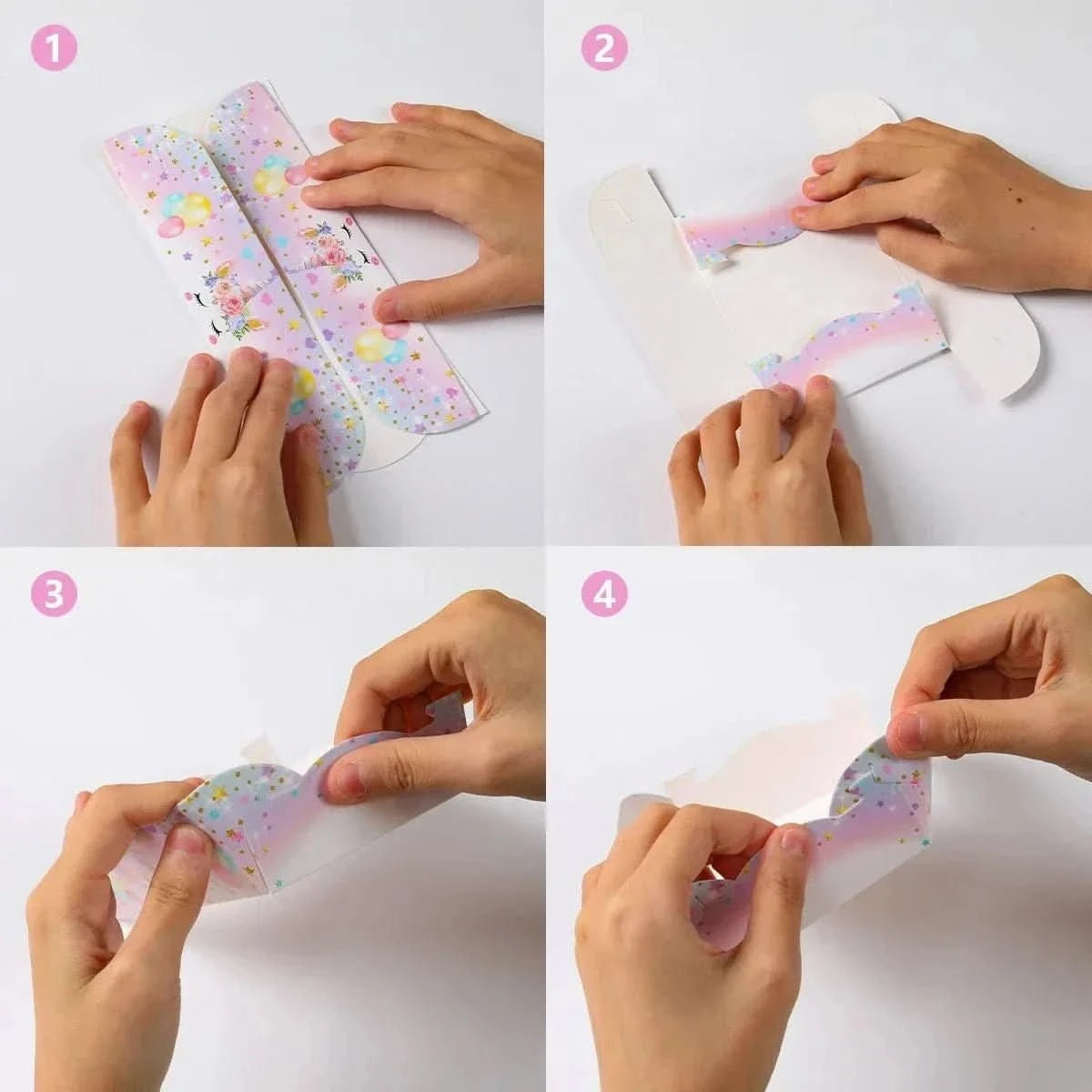 Unicorn Snack Boxes – Paper Trays for Birthday & Baby Shower Party Supplies - Waydiy
