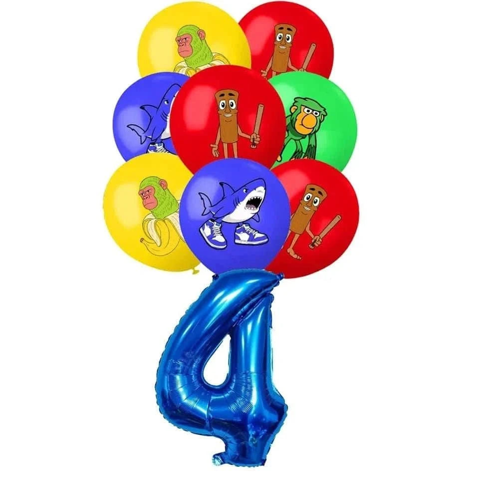 Birthday Party Tableware Set – Plates, Banner & Decorations for Baby Shower - Waydiy