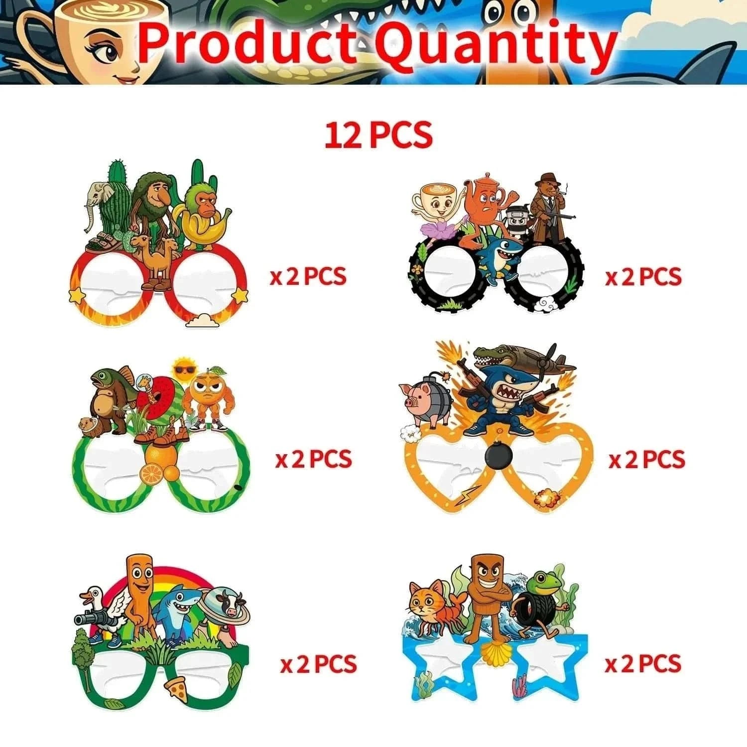 Birthday Party Tableware Set – Plates, Banner & Decorations for Baby Shower - Waydiy