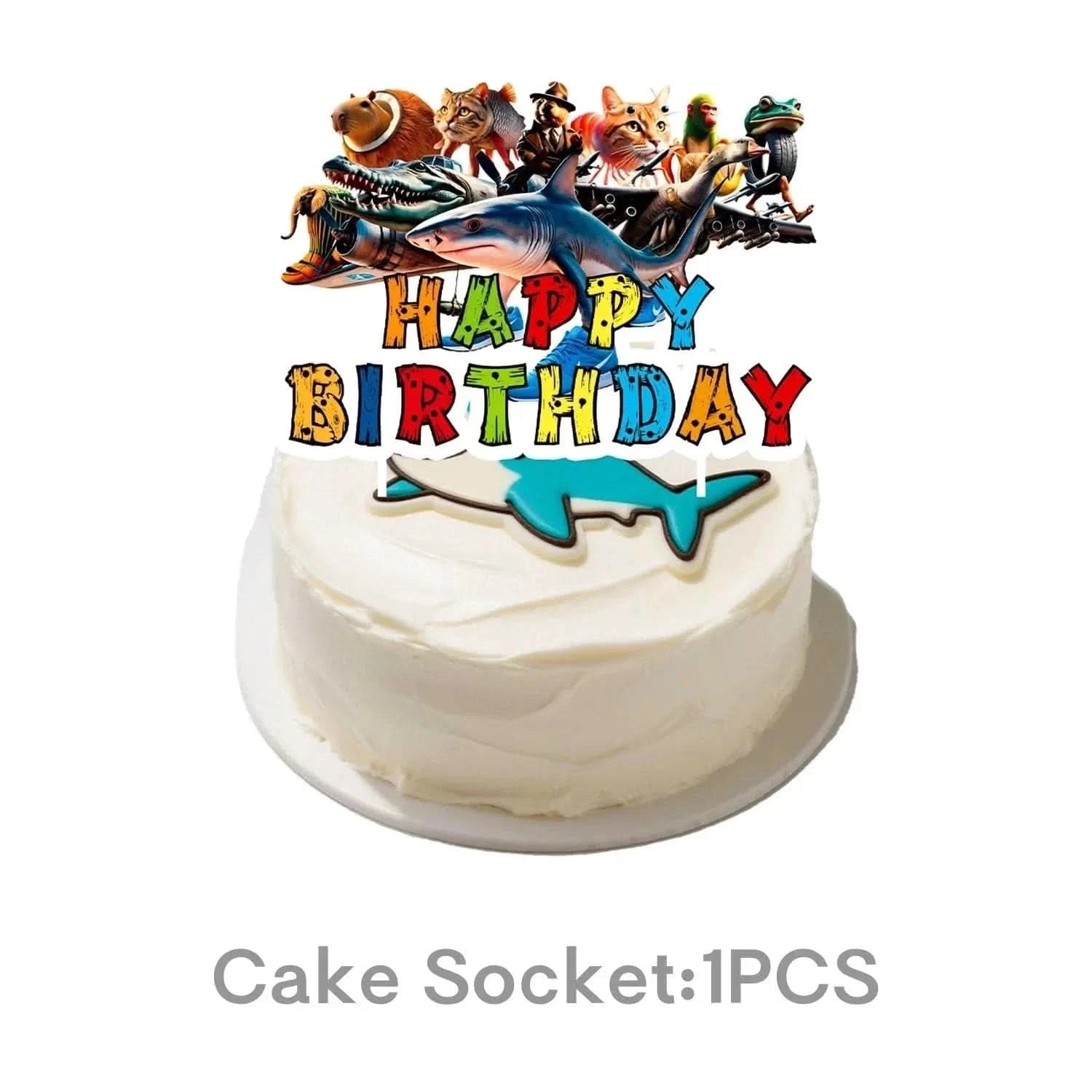 Birthday Party Tableware Set – Plates, Banner & Decorations for Baby Shower - Waydiy