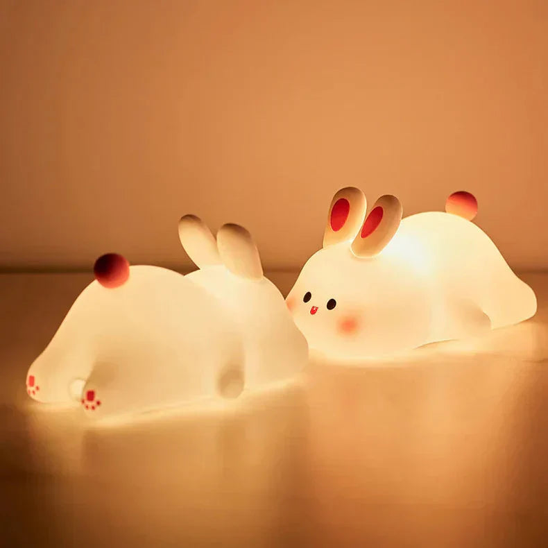 Rabbit LED USB Rechargeable Silicone Night Light