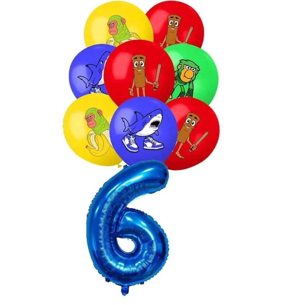 Birthday Party Tableware Set – Plates, Banner & Decorations for Baby Shower - Waydiy