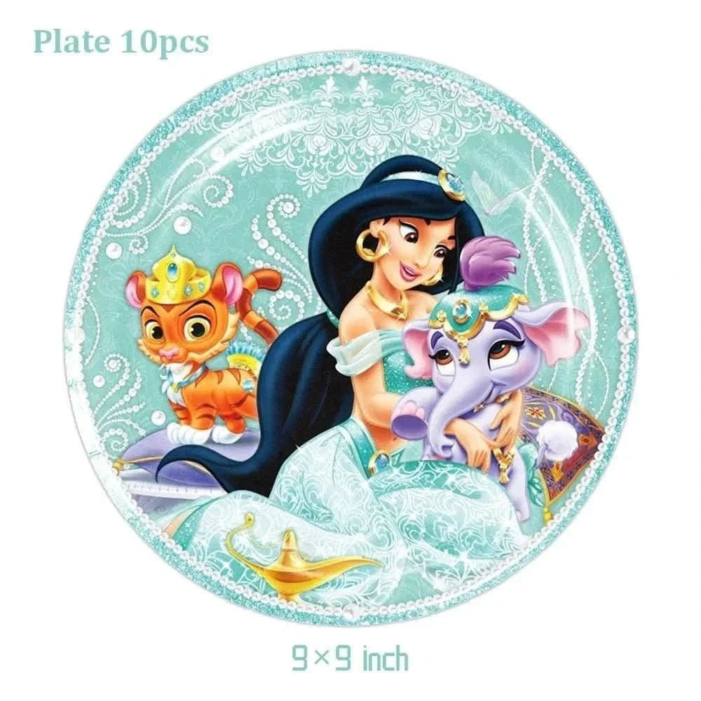 120Pcs Disposable Paper Tableware Set – Cartoon Party Decoration Kit - Waydiy