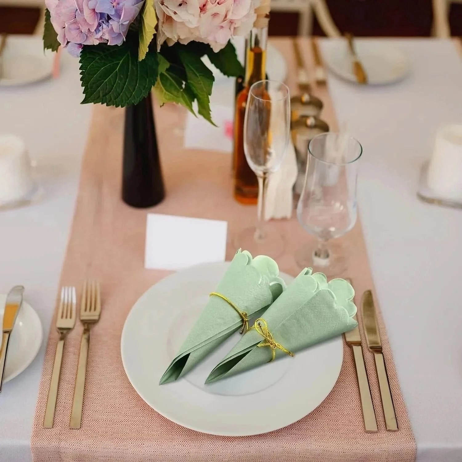 100Pcs Disposable Cocktail Napkins – Paper Beverage Napkins for Parties - Waydiy