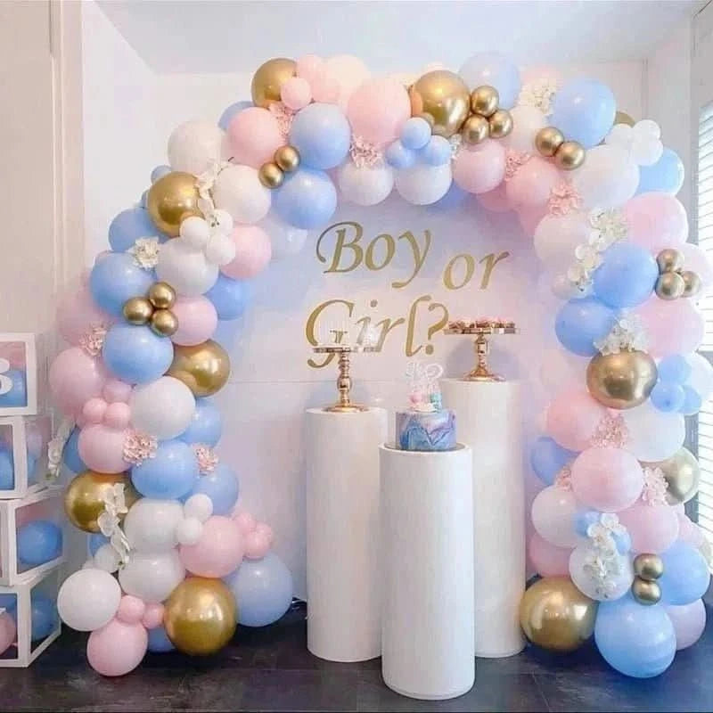 Macaron Rainbow Balloon Garland Arch Kit – Pastel Pink Party Decorations - Waydiy