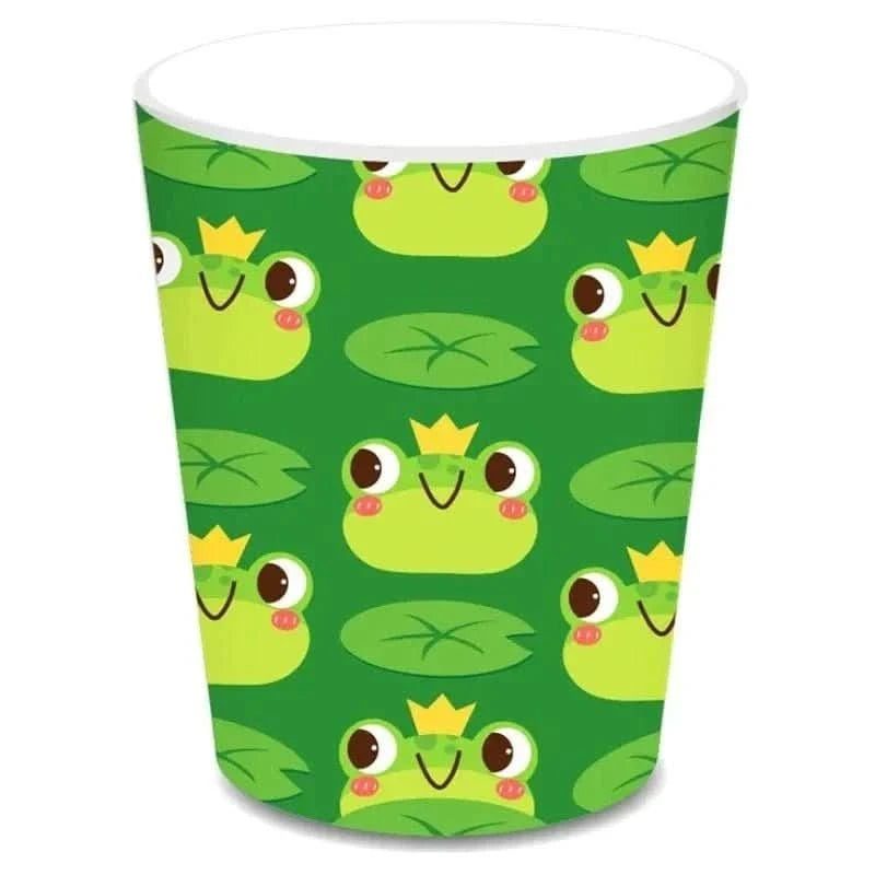 Cartoon Frog Party Tableware Set – Disposable Tablecloth & Decorations - Waydiy