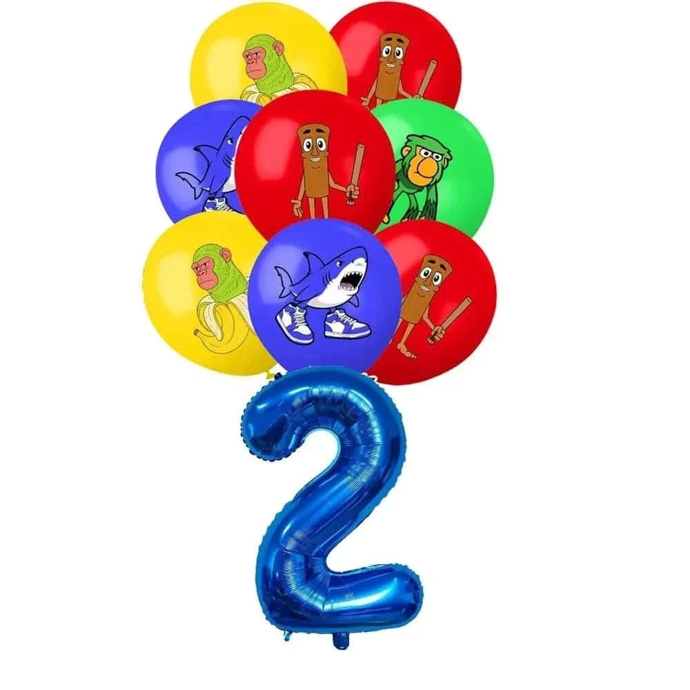 Birthday Party Tableware Set – Plates, Banner & Decorations for Baby Shower - Waydiy