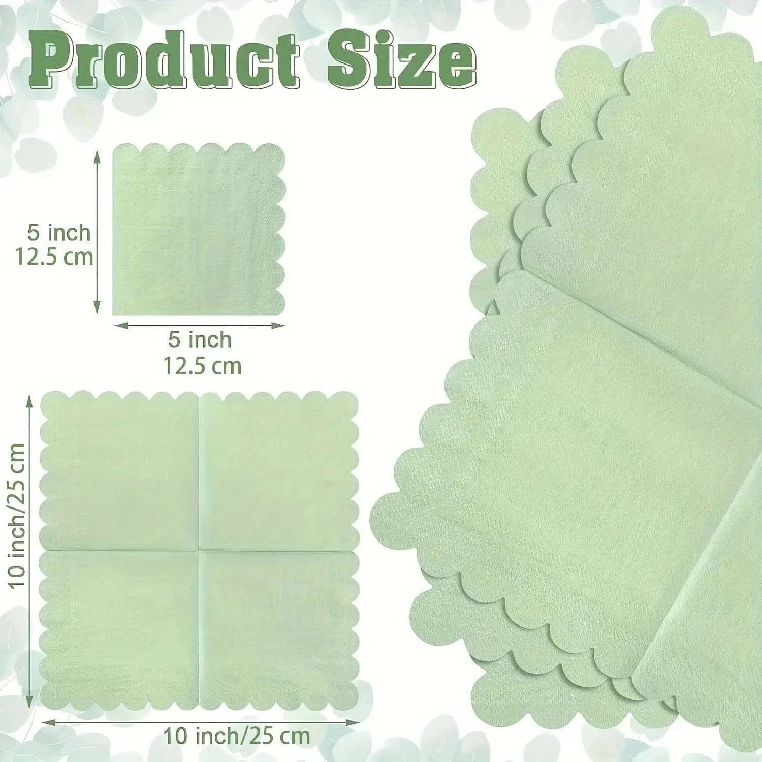 100Pcs Disposable Cocktail Napkins – Paper Beverage Napkins for Parties - Waydiy