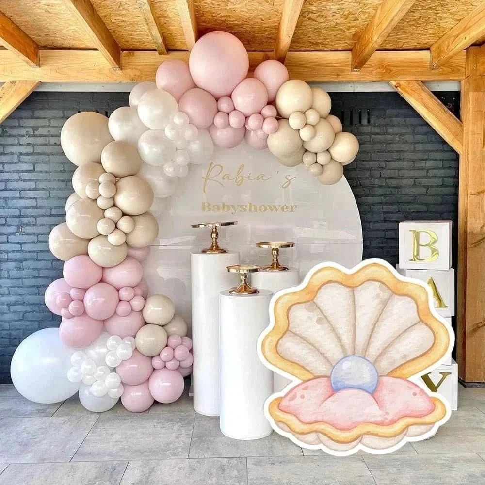 Pearl Shell Cutouts – Under the Sea Party Decorations, 46/61/92cm - Waydiy