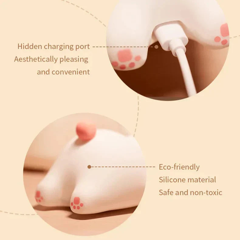 Rabbit LED USB Rechargeable Silicone Night Light