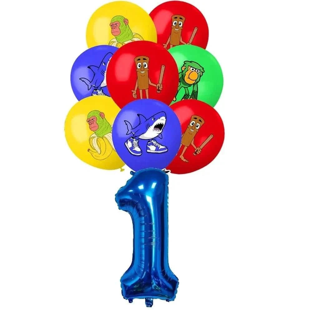 Birthday Party Tableware Set – Plates, Banner & Decorations for Baby Shower - Waydiy