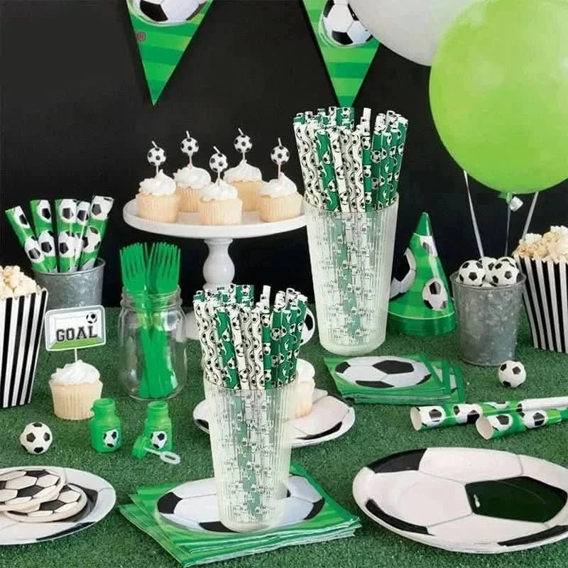 Sports Ball Popcorn Boxes – Snack Containers for Birthday & Party Decorations - Waydiy