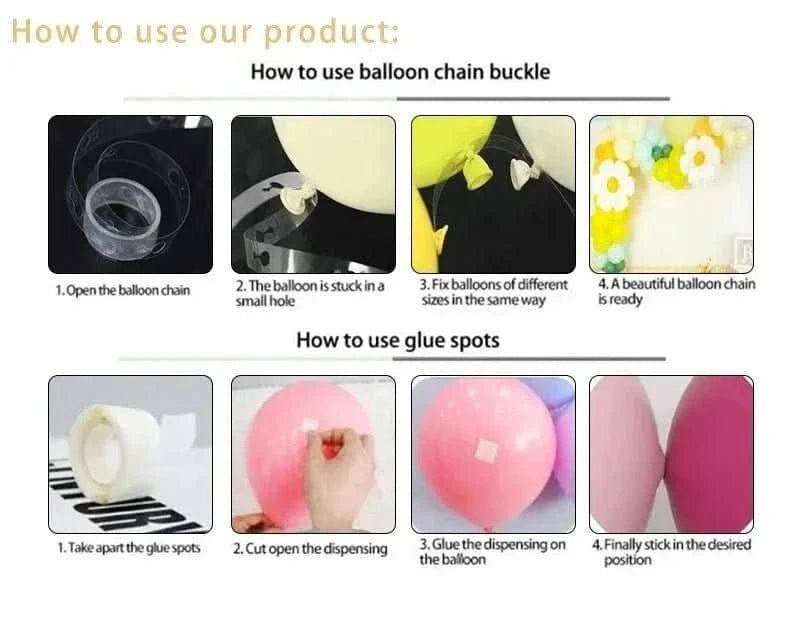 Macaron Rainbow Balloon Garland Arch Kit – Pastel Pink Party Decorations - Waydiy