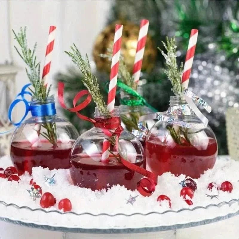 200Pcs Biodegradable Paper Straws – 8 Colors, Stripe Design, 7.75 in - Waydiy