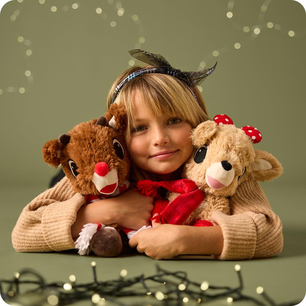 Rudolph with Scarf Children'S Plush Toys