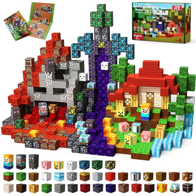 Magnetic Building Blocks Toy Set Kids - Waydiy