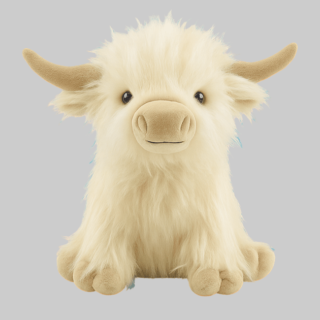 Plush Toy Highland Cow Cuddly - Waydiy