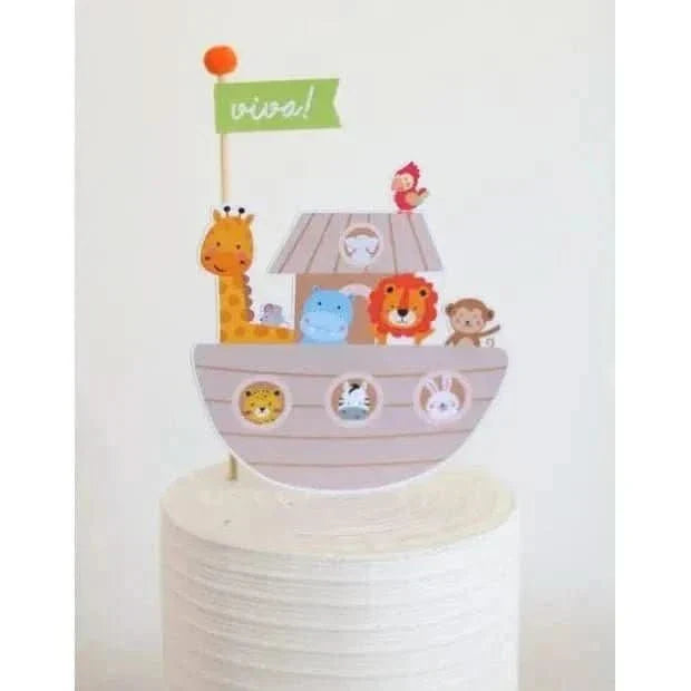 Animals of the Ark Cake Topper – Decorative Party Piece - Waydiy