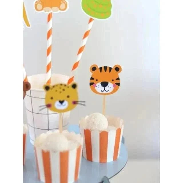 Cupcake Toppers – Set of 10 Decorative Picks - Waydiy