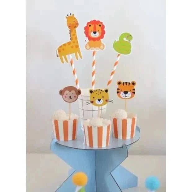 Cupcake Toppers – Set of 10 Decorative Picks - Waydiy