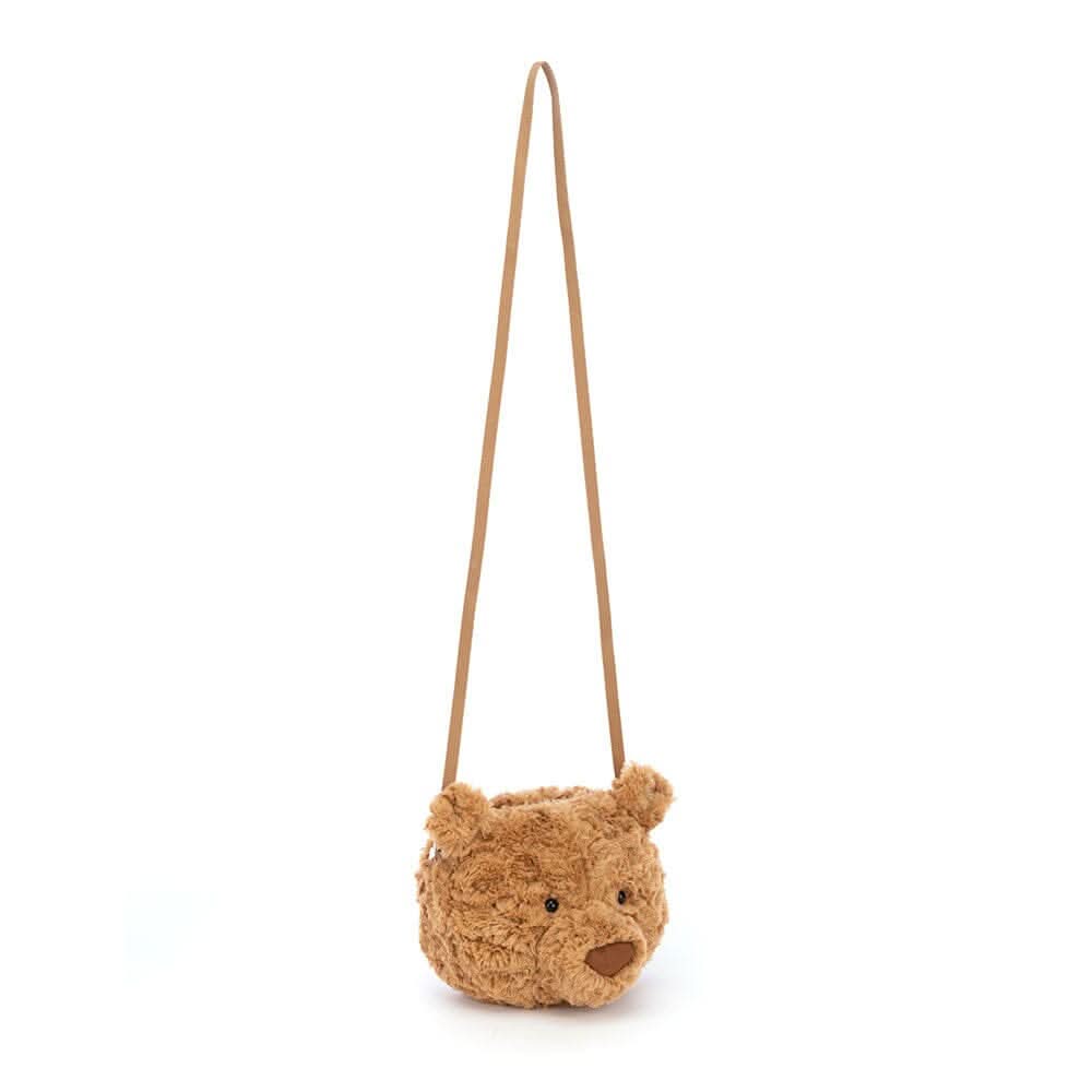 Bear Plush Crossbody Bag – 18 × 16 cm - Waydiy