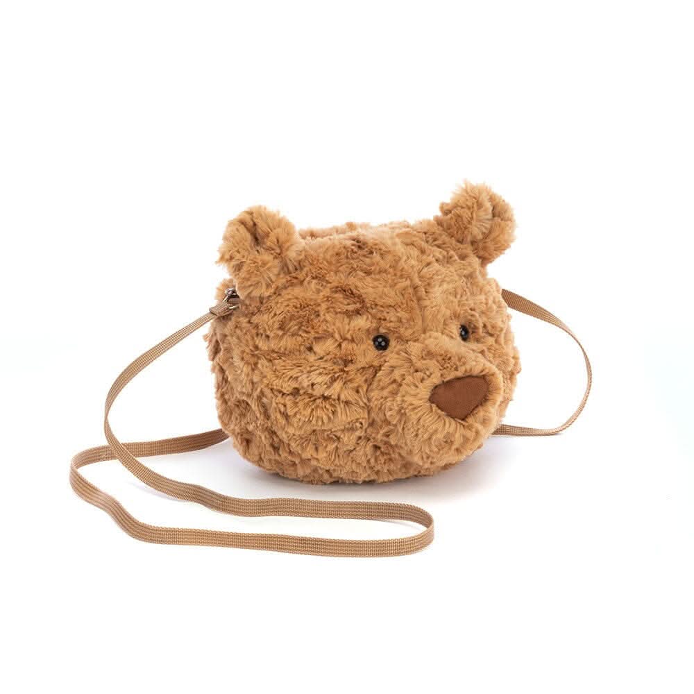 Bear Plush Crossbody Bag – 18 × 16 cm - Waydiy