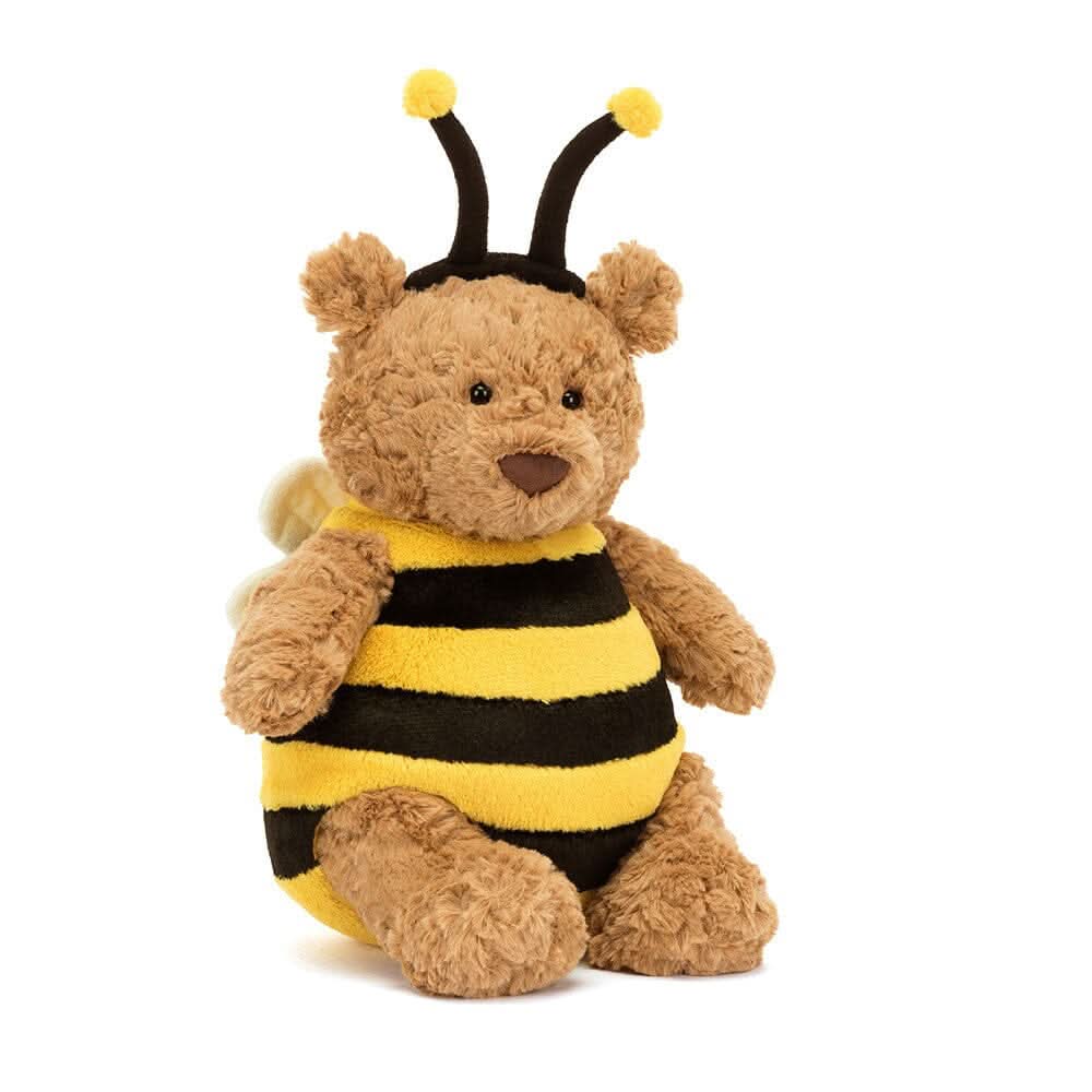 Bear Plush Toy with Bumblebee Costume – 26 cm - Waydiy