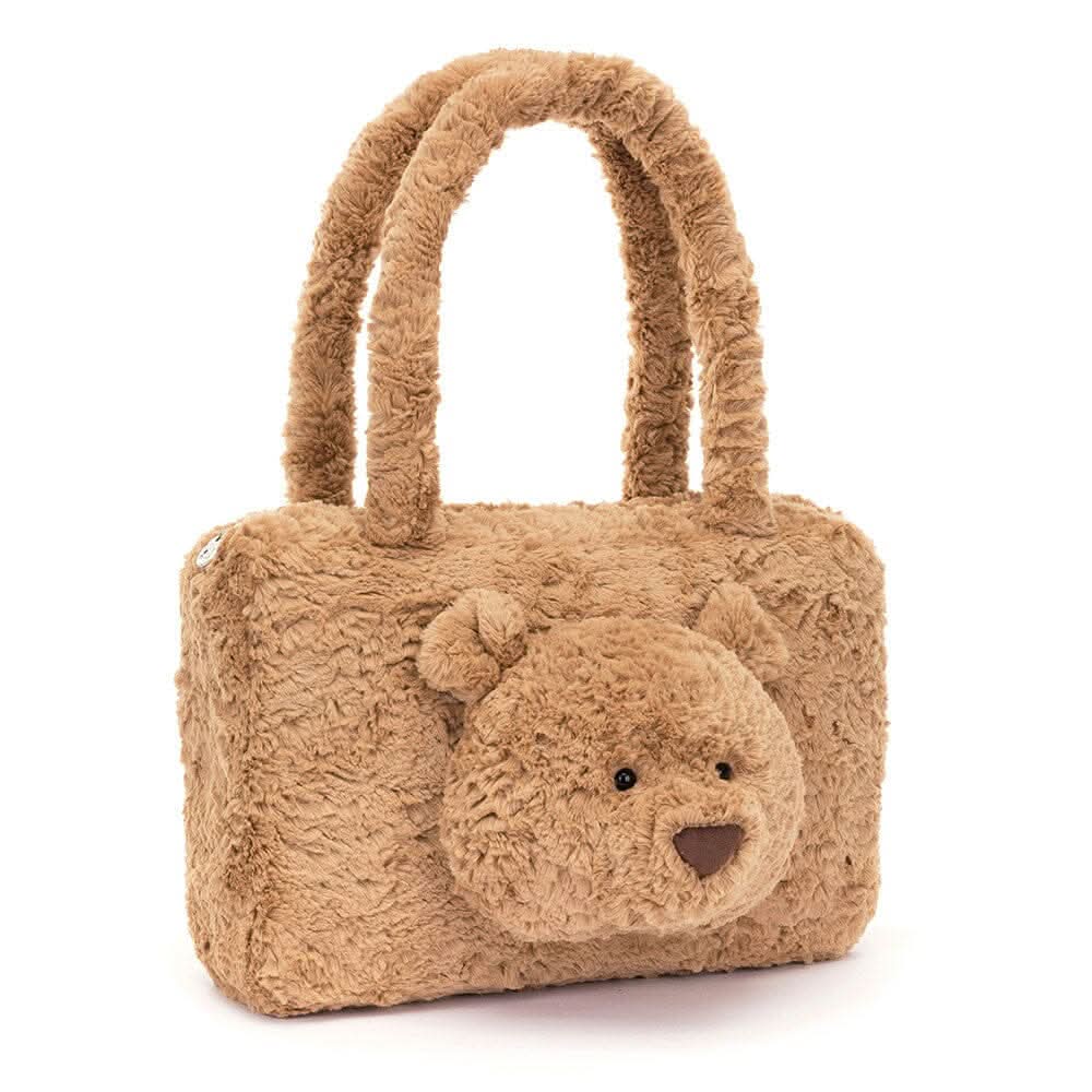 Bear Plush Tote Bag – 36 × 24 cm - Waydiy